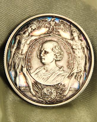 Medaglia di Genova in argento (Mezza oncia)