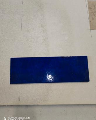 Piastrelle 10x30 cm blu petrolio