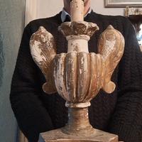 ANTICA PORTAPALME XL  CANDELABRO 700 LEGNO 