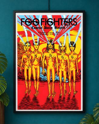Poster "Foo Fighters" - Live in Cesena 2015