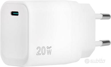 Caricatore USB-C 20W PD GaN – iPhone Samsung Xiaom