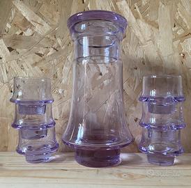 Set vintage per frutta sotto spirito