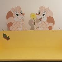 Mensola camera bimbi in legno Cip & Ciop