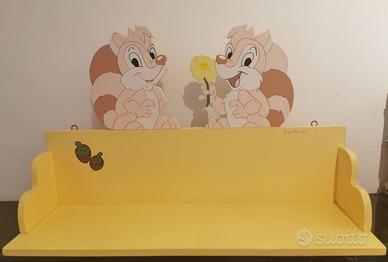 Mensola camera bimbi in legno Cip & Ciop