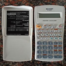 Calcolatrice Scientifica Sharp EL-501W - Informatica In vendita a Como