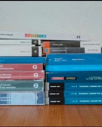 Libri scolastici vari (dettagli in descrizione)