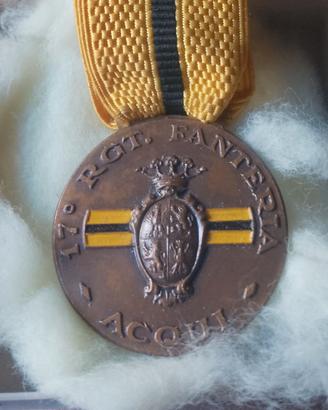 Medaglia 17° Rgt Fanteria Acqui