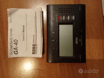 Accordatore per chitarra/basso 