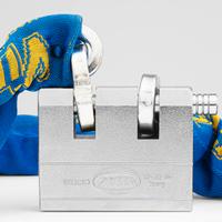 Catena e lucchetto da moto di elevata sicurezza