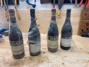 Vino 4 bottiglie depoca GAJA BARBARESCO