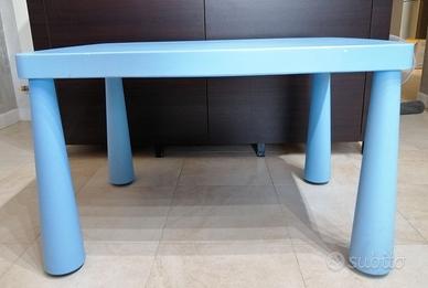 TAVOLINO IKEA MODELLO MAMMUT AZZURRO PER CAMERETTA