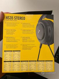 Cuffie Corsair HS35 STEREO comode e perfette