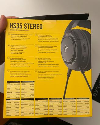 Cuffie Corsair HS35 STEREO comode e perfette