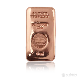 Lingotto da 5 once di rame certificato