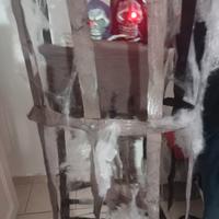 Gabbia con coppia di streghe per Halloween