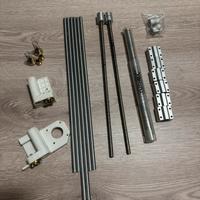 Materiale stampanti 3d , guide, cinghie,ugelli,