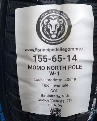 2 gomme 155 65 14 momo a40648