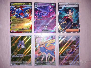 Lotto Carte Pokemon Mega Ex Ita Rare Full Art Holo