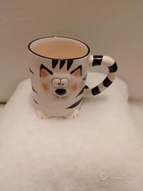 tazza stoneware. diam cm 8 h. cm 11.