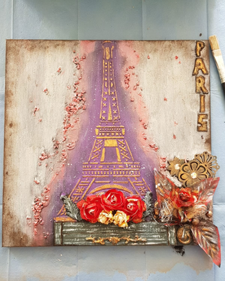 Quadro tela mixed media