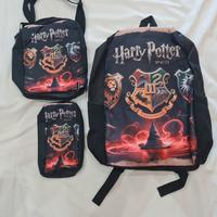Set Scuola Harry Potter, Zaino, Astuccio e Borsa