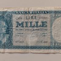 banconota Lire Mille tipo Medusa