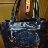 borsetta armani jeans blu