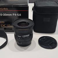 Sigma 10-20mm f/4-5.6 EX DC HSM (Attacco Canon)