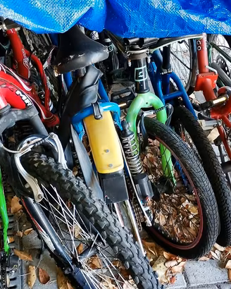 blocco biciclette