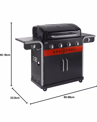 Barbecue Char Broil Gas2Coal 4 burner hybrid gas