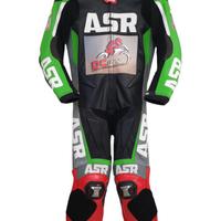 Tuta moto ASR in pelle bovina traforata tg Small