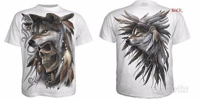 Spiral maglia Soul of the Wolf Tg.S bianca nuova
