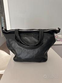 Borsone Maison Margiela pelle nero originale