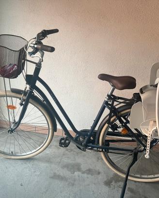 Bici con seggiolino