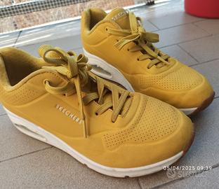 Skechers donna tg 40 giallo ocra