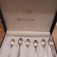 cucchiaini da caffè in argento 800