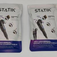 Statik Cavo di ricarica magnetico rotante a 360°
