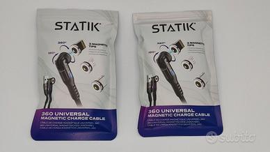 Statik Cavo di ricarica magnetico rotante a 360°
