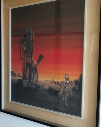 3 quadri Mario Tamaro olio su tela