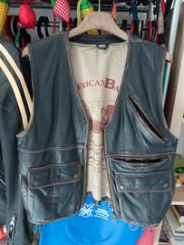gilet vera pelle taglia L