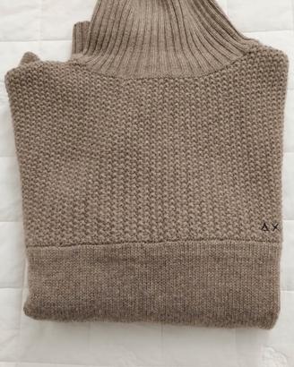 Maglione marroncino collo alto tg M SUN 68