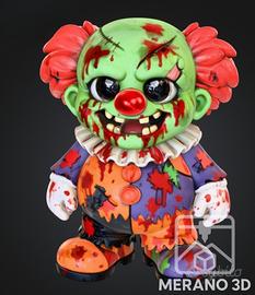 Zombie Clown FATIMO  Horror Cartoon Toy – MERANO3D