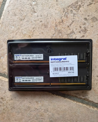 RAM Integral DDR5 64gb (2x32gb) 5600MHZ