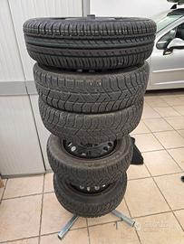 Kit 5 Cerchi in Ferro 14" Aygo / 107 / C1