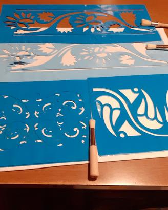 Set stencil da muro