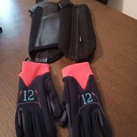 Guanti e parastinchi equitazione bambina