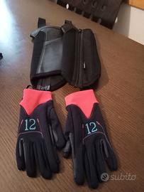 Guanti e parastinchi equitazione bambina