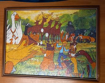 cornice puzzle Il viaggio meraviglioso Nils Holger