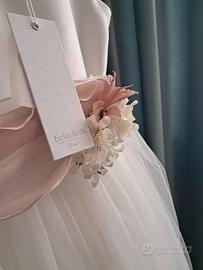 Elegante vestito da cerimonia comunione cresima