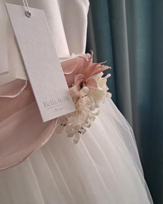 Elegante vestito da cerimonia comunione cresima